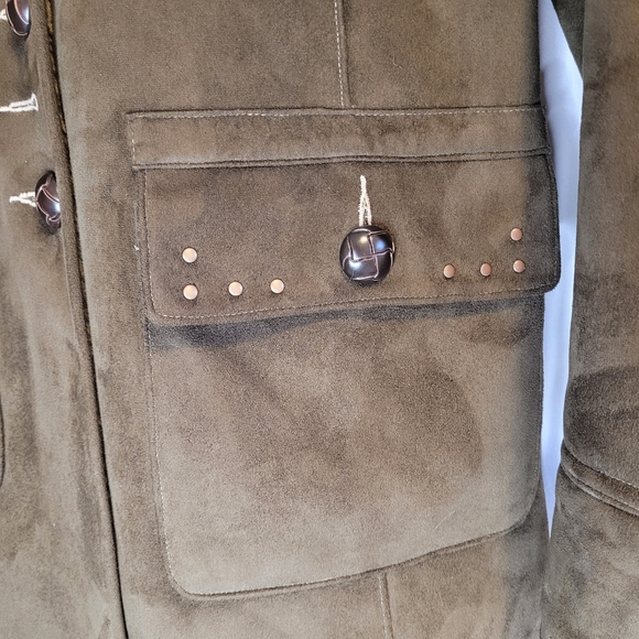 Vintage Vegan Long Coat (Medium) - Picture 5 of 9